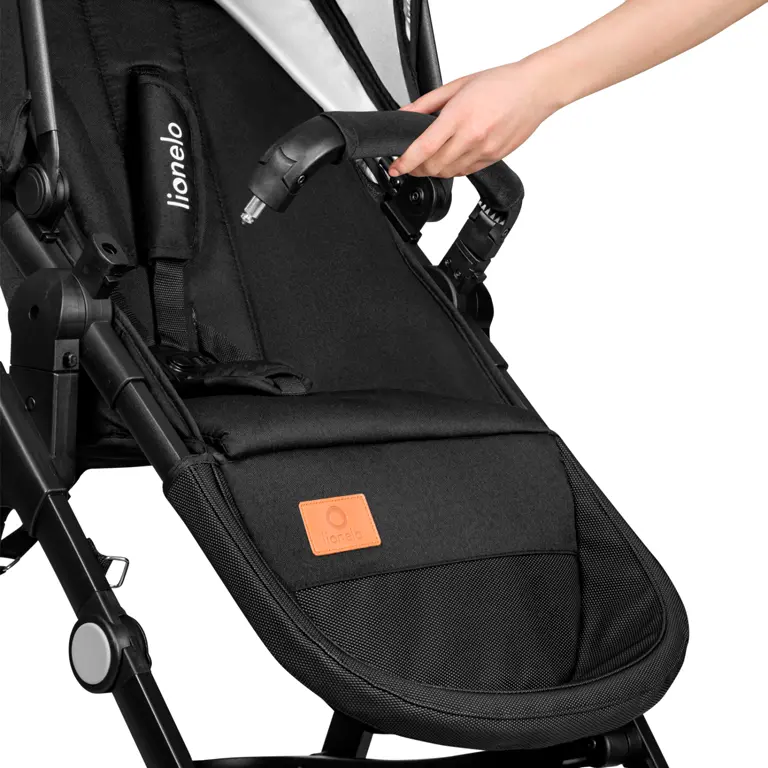 Коляска дитяча 3 в 1 Lionelo Bianka Black Onyx